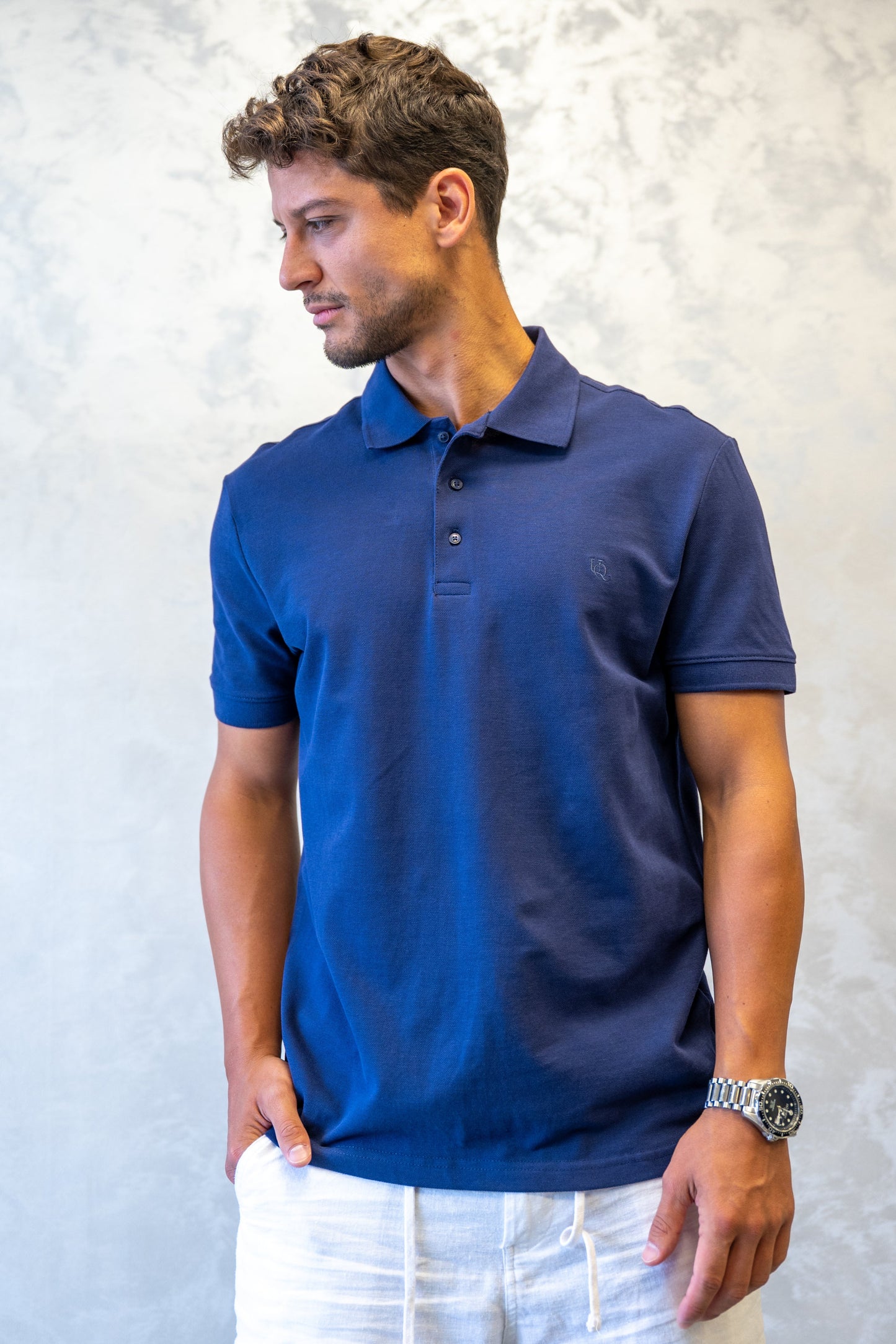 Polo majica muška UN-101/3 teget