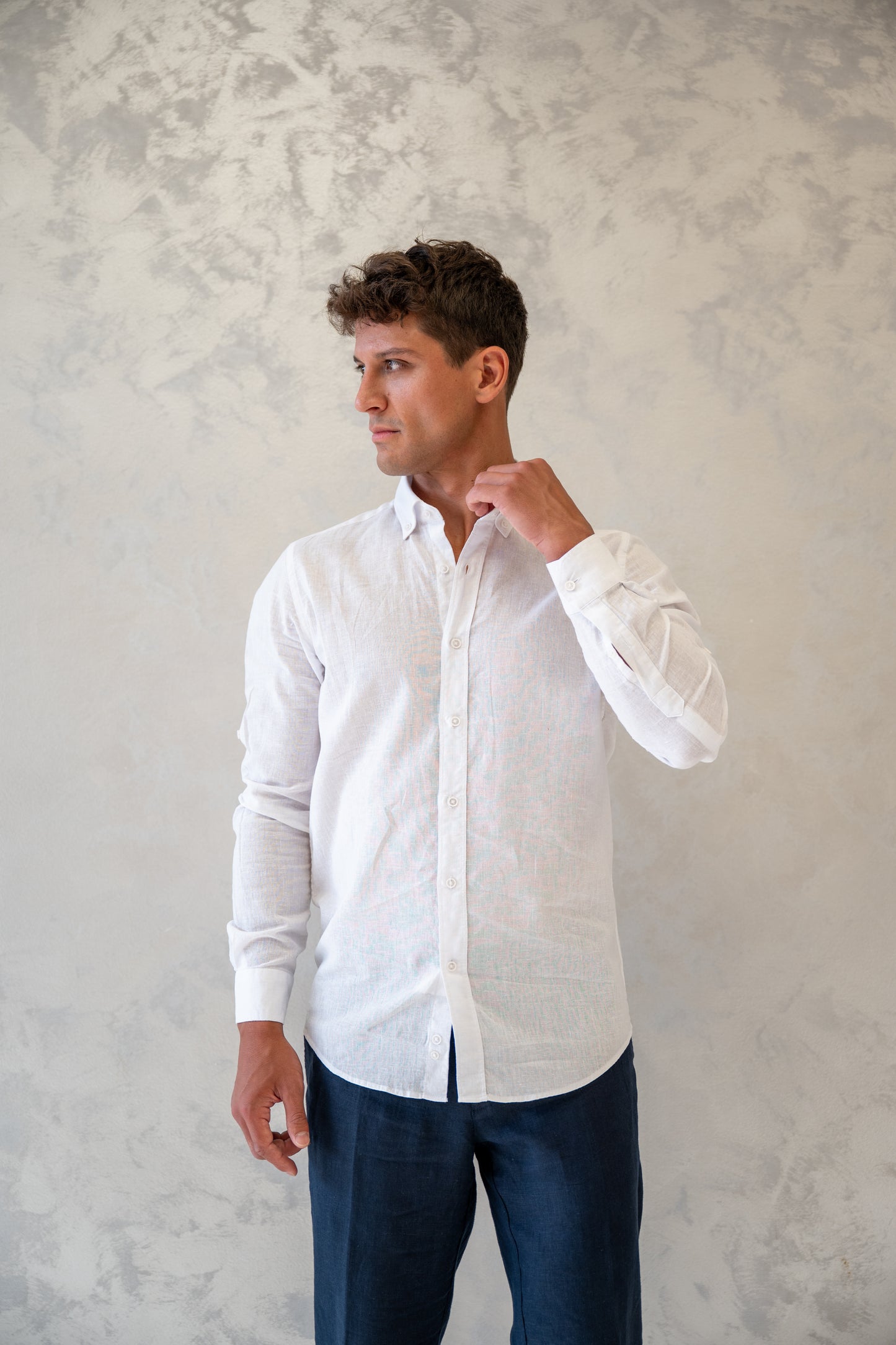 Košulja lan un-0297