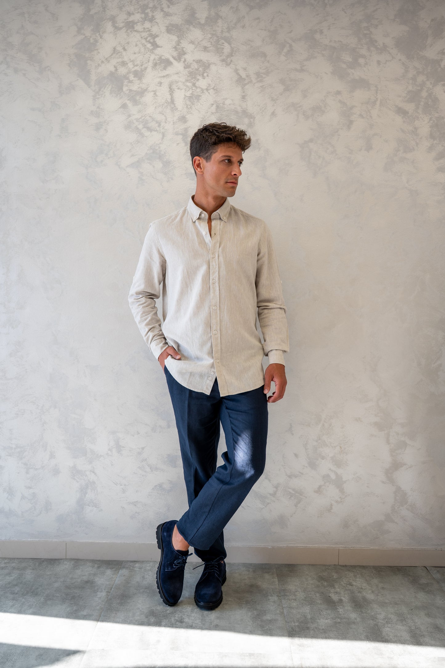 Košulja lan un-0297