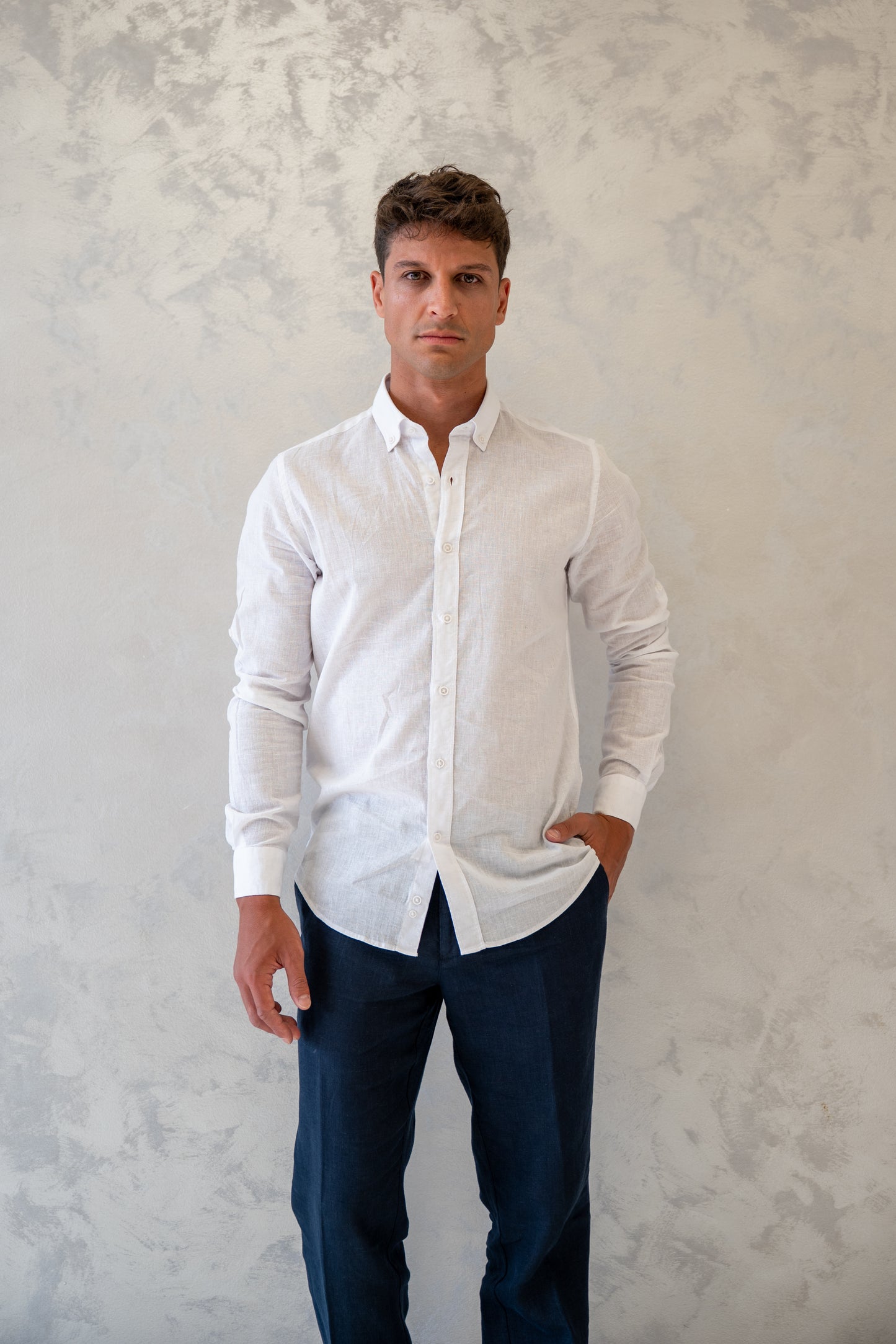 Košulja lan un-0297