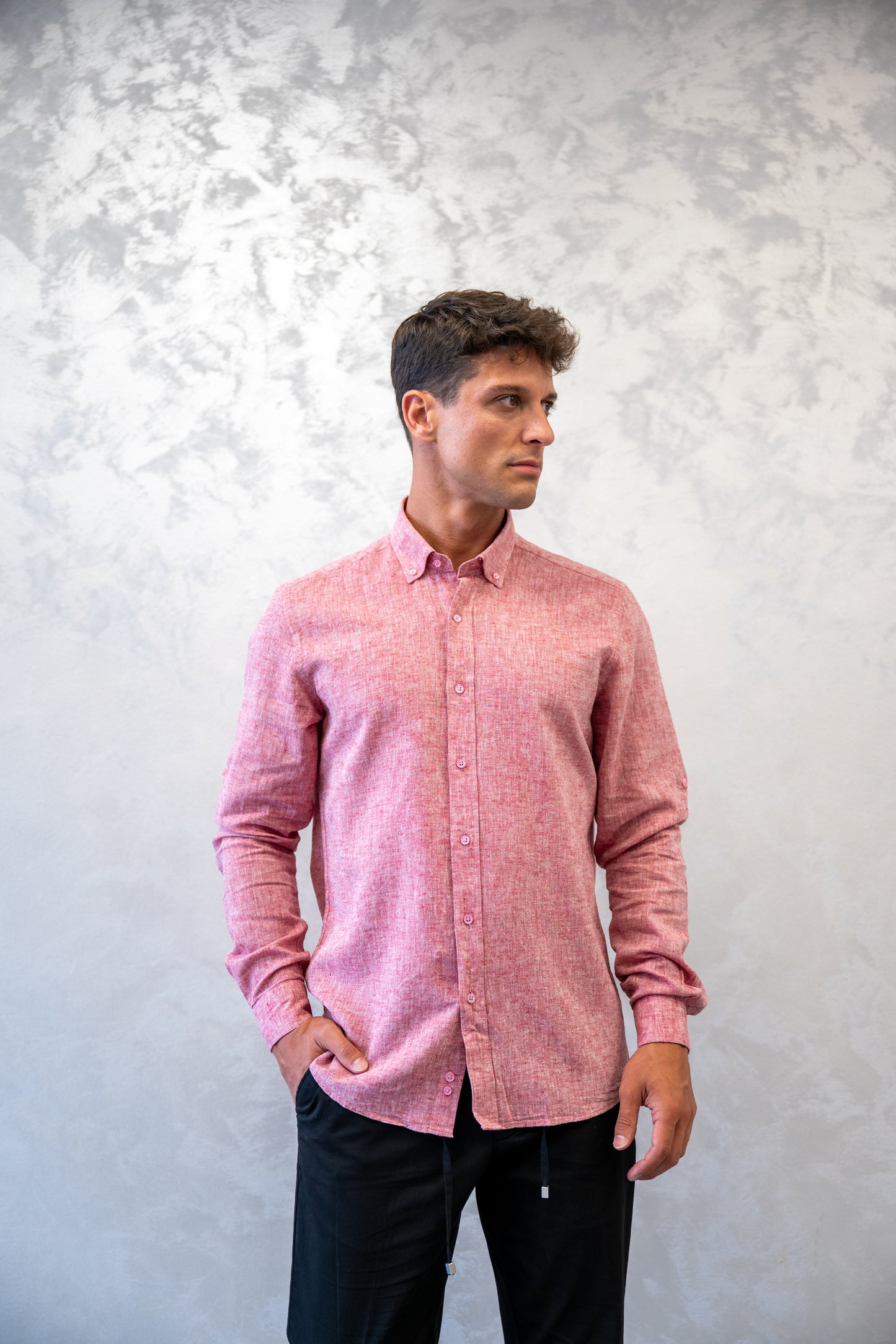 Košulja lan un-0297