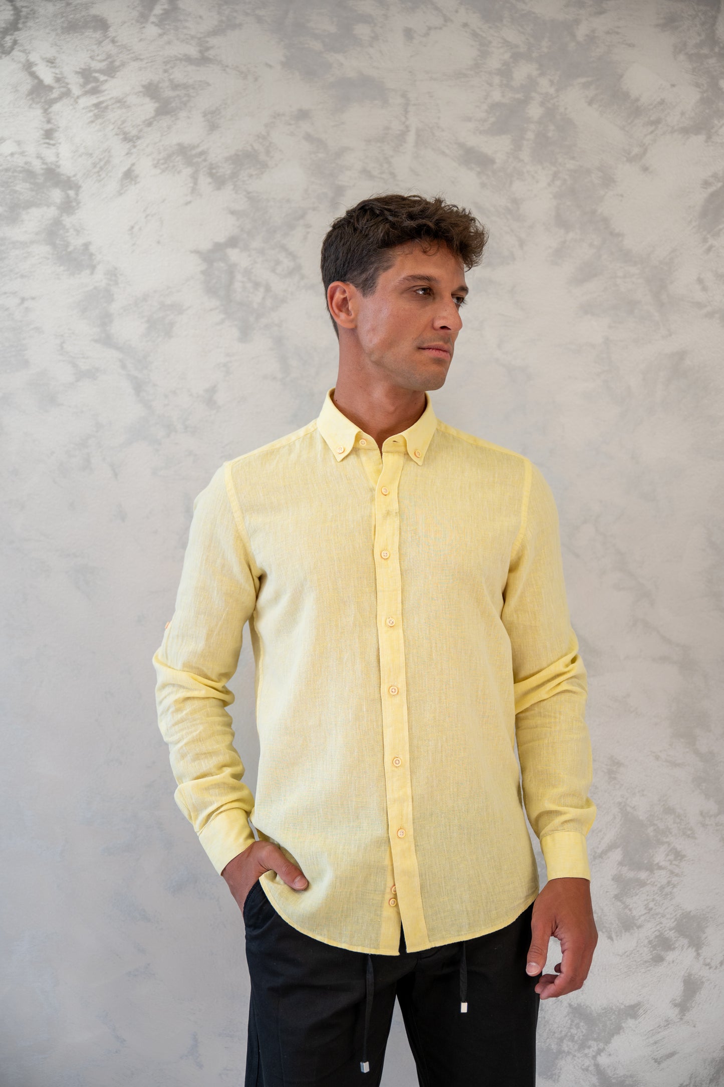 Košulja lan un-0297