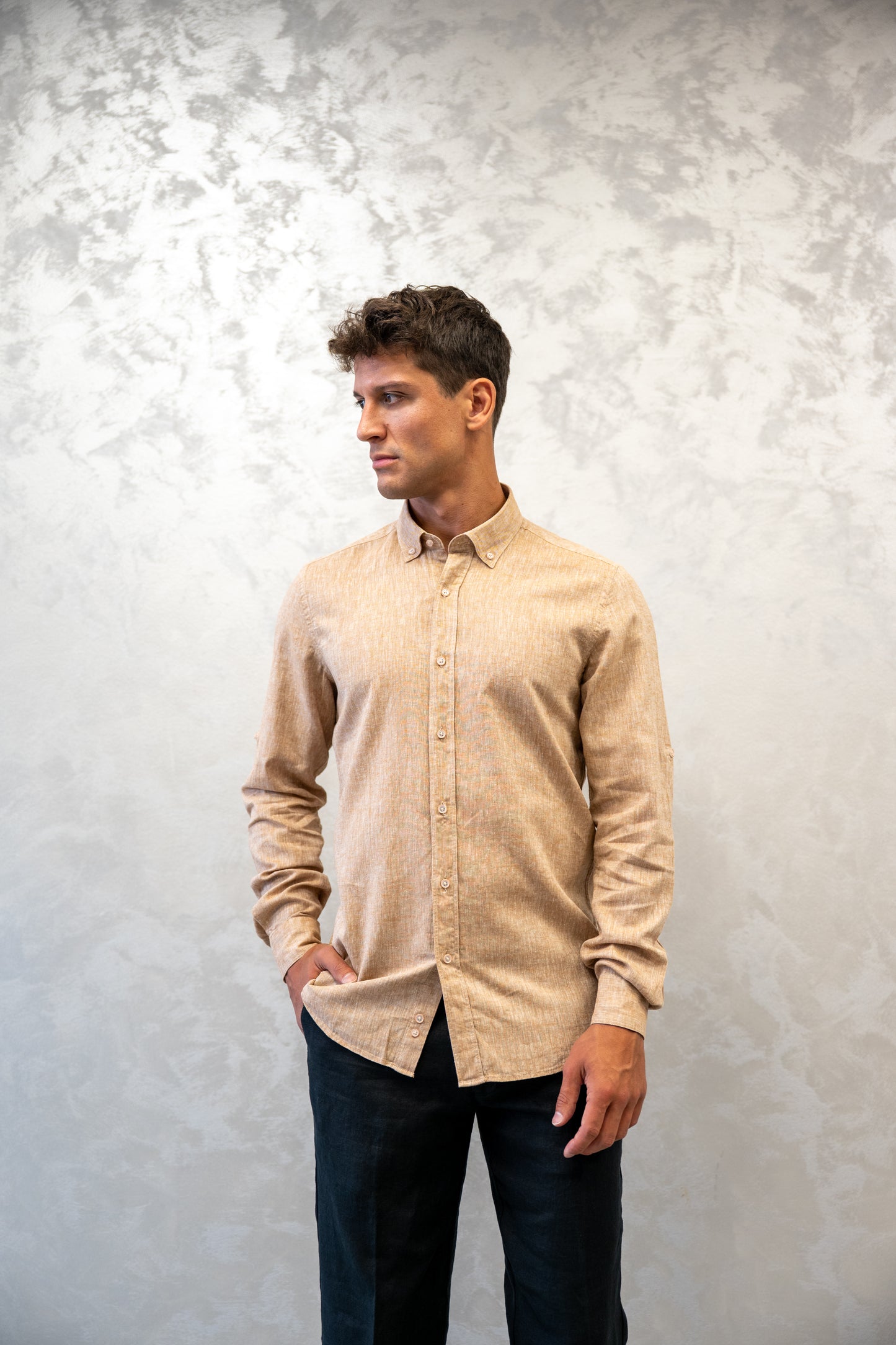 Košulja lan un-0297