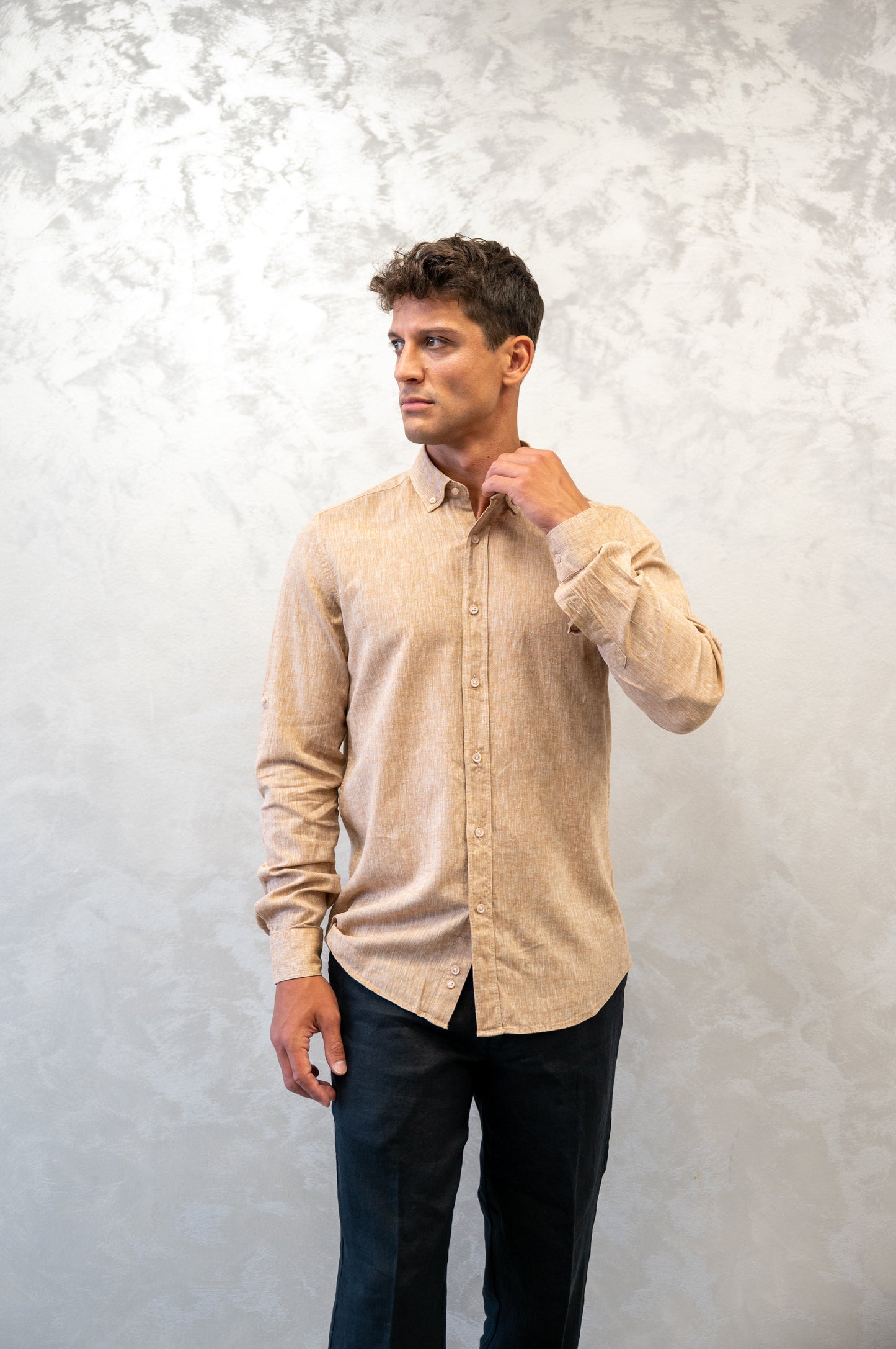 Košulja lan un-0297