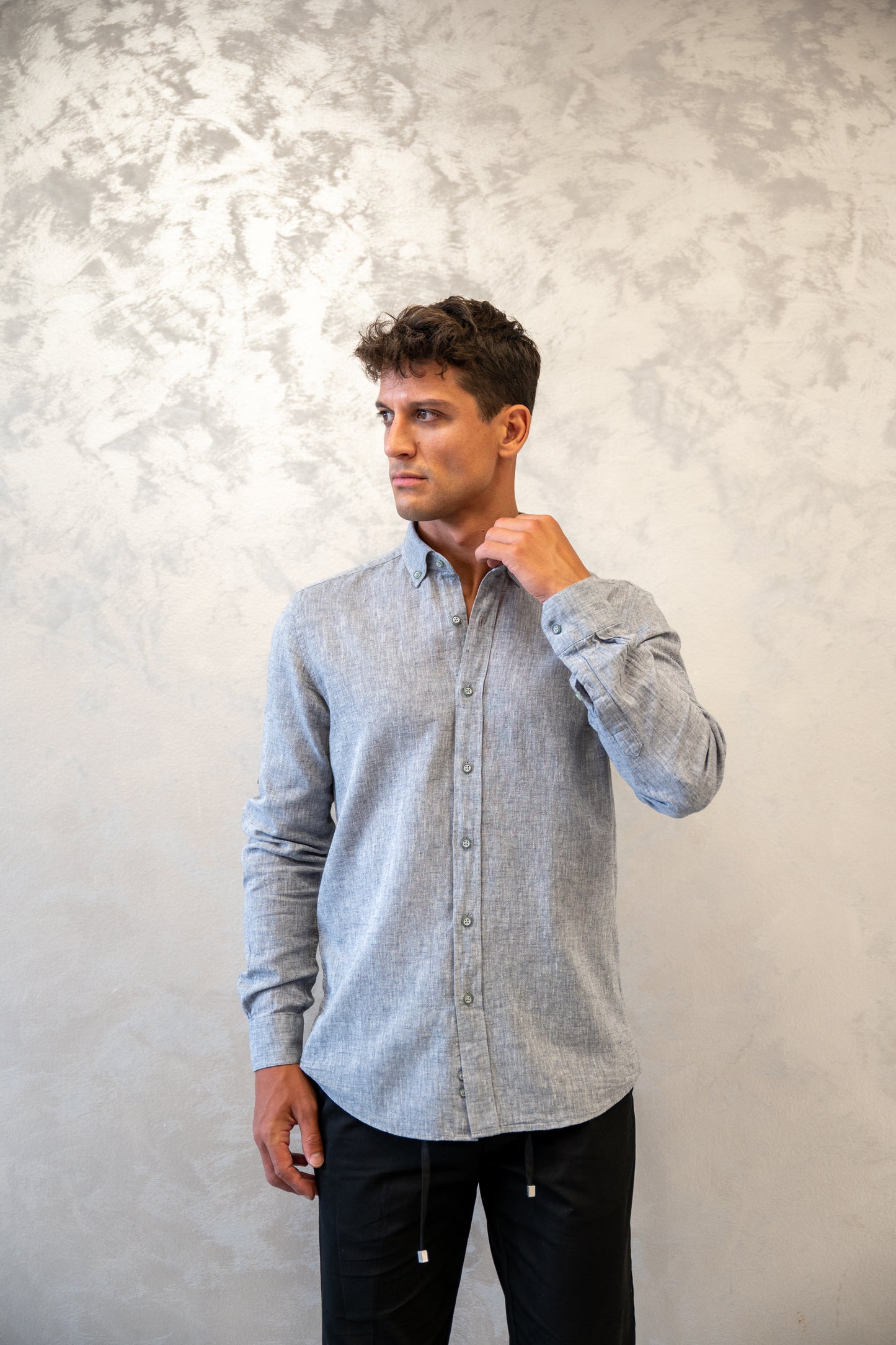 Košulja lan un-0297