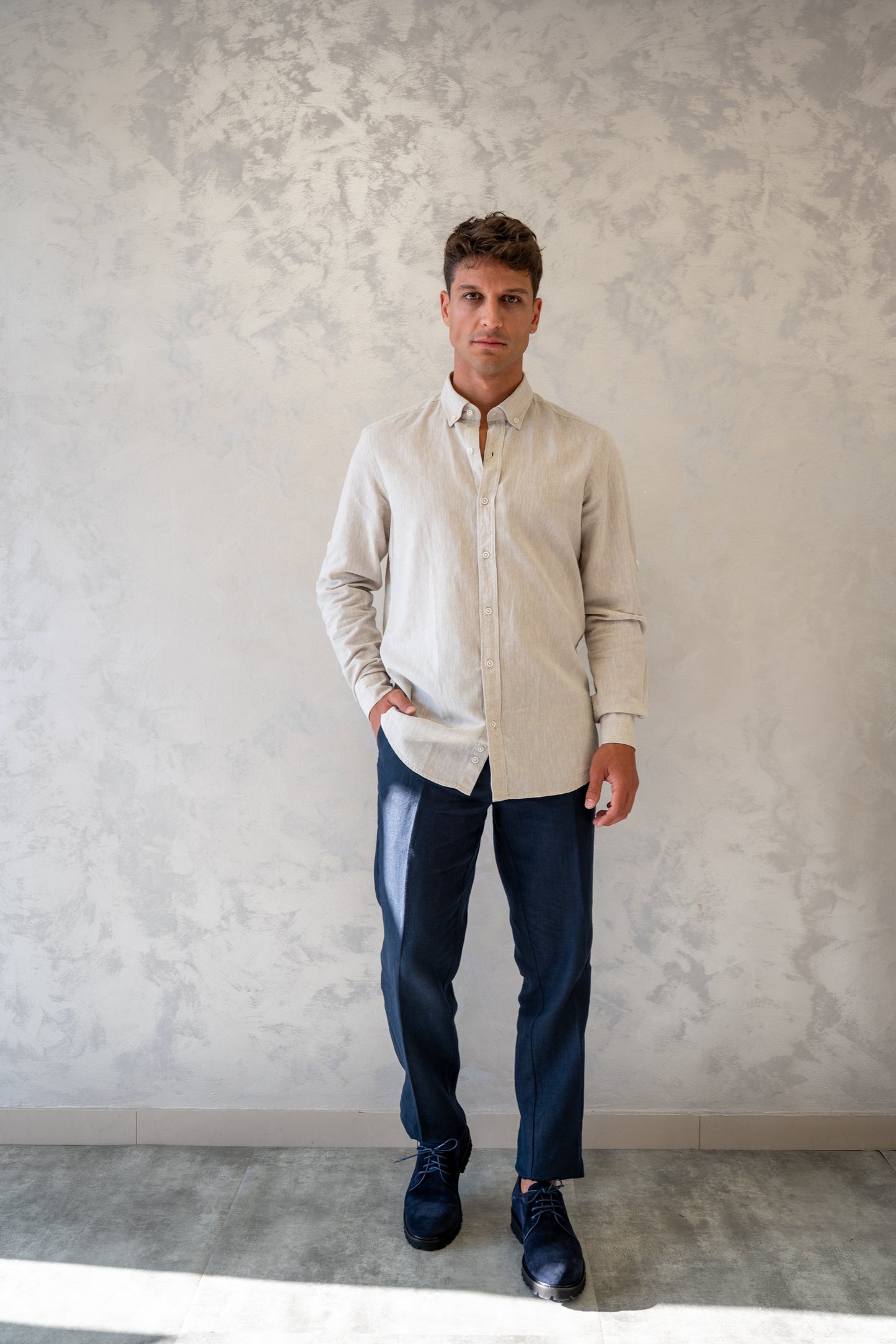 Košulja lan un-0297