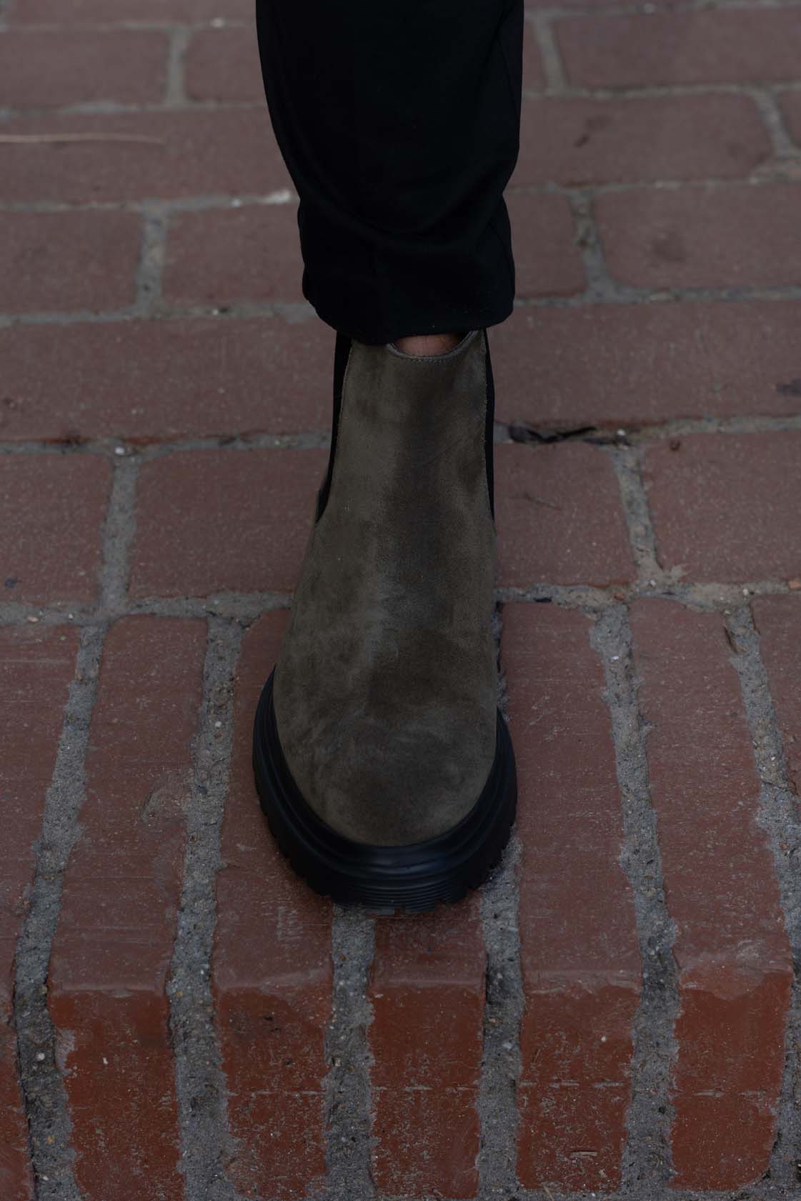 Cipela 042/suet-green