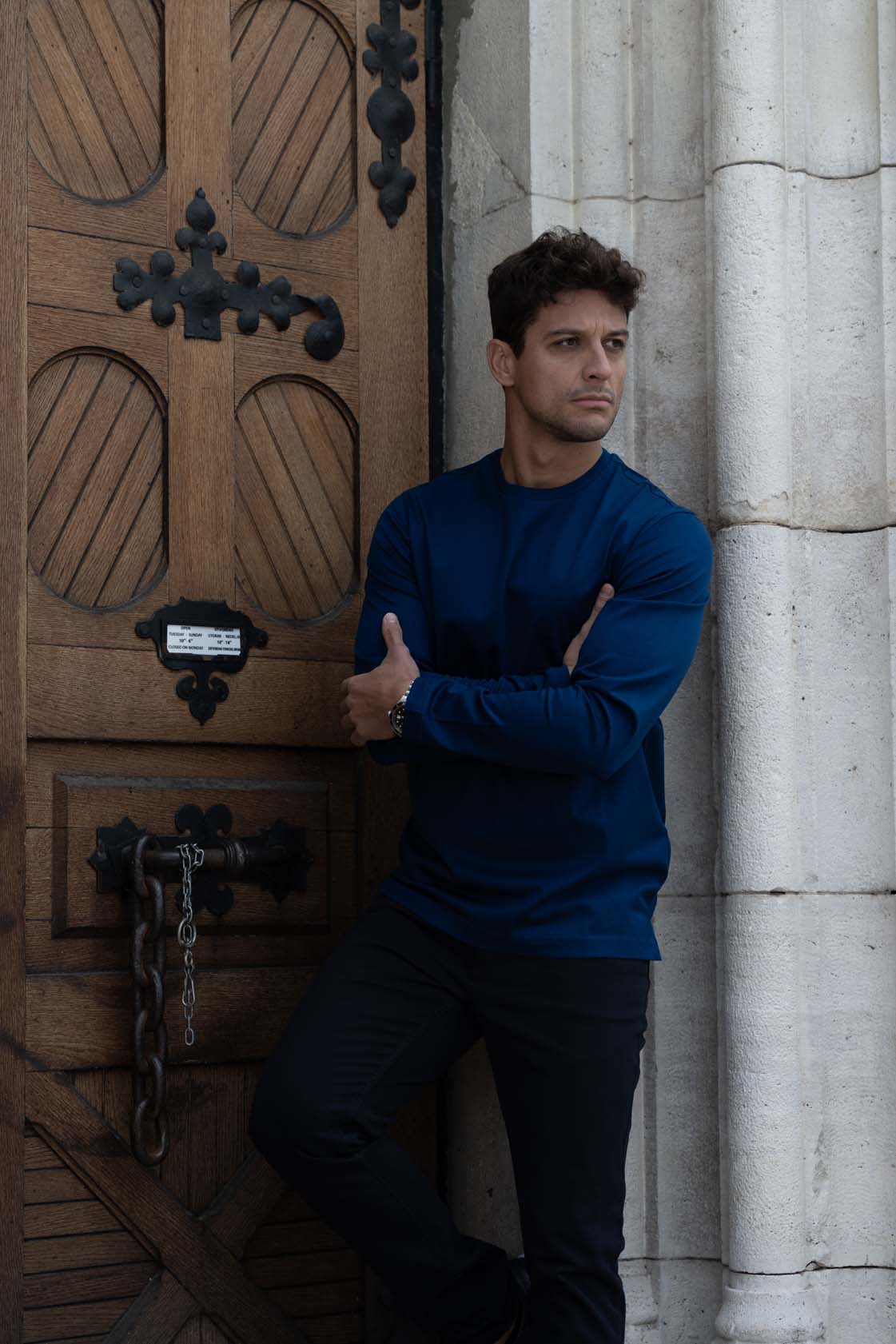 Majica od merceriziranog pamuka u-mod-glat