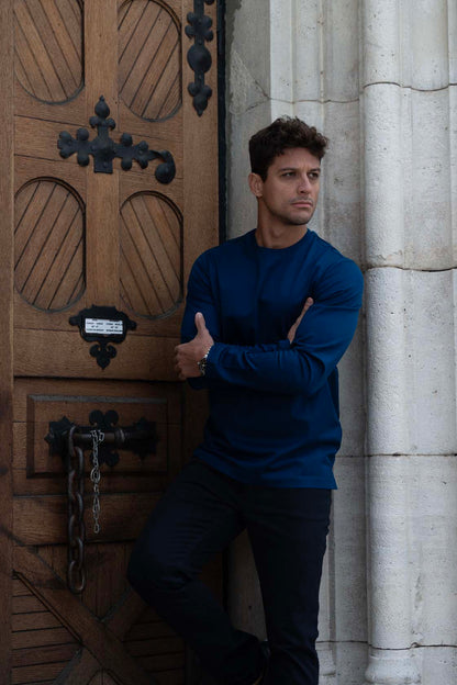 Majica od merceriziranog pamuka u-mod-glat