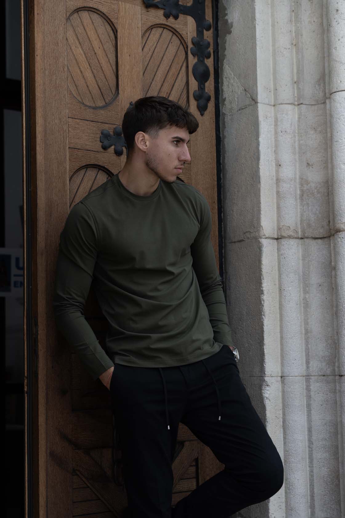 Majica od merceriziranog pamuka u-mod-glat