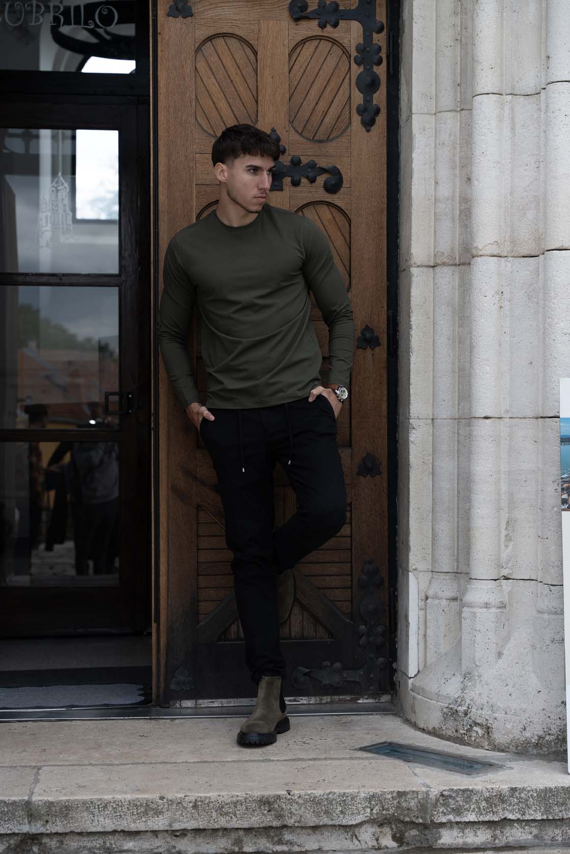 Majica od merceriziranog pamuka u-mod-glat