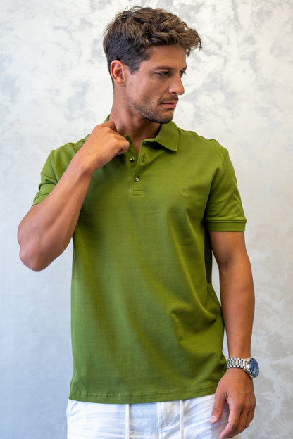 Polo majica muška UN-101/10 zelena